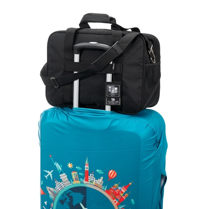 Cestovní zavazadlo přes rameno panské BAGS BB42 - připevnění ke kufru