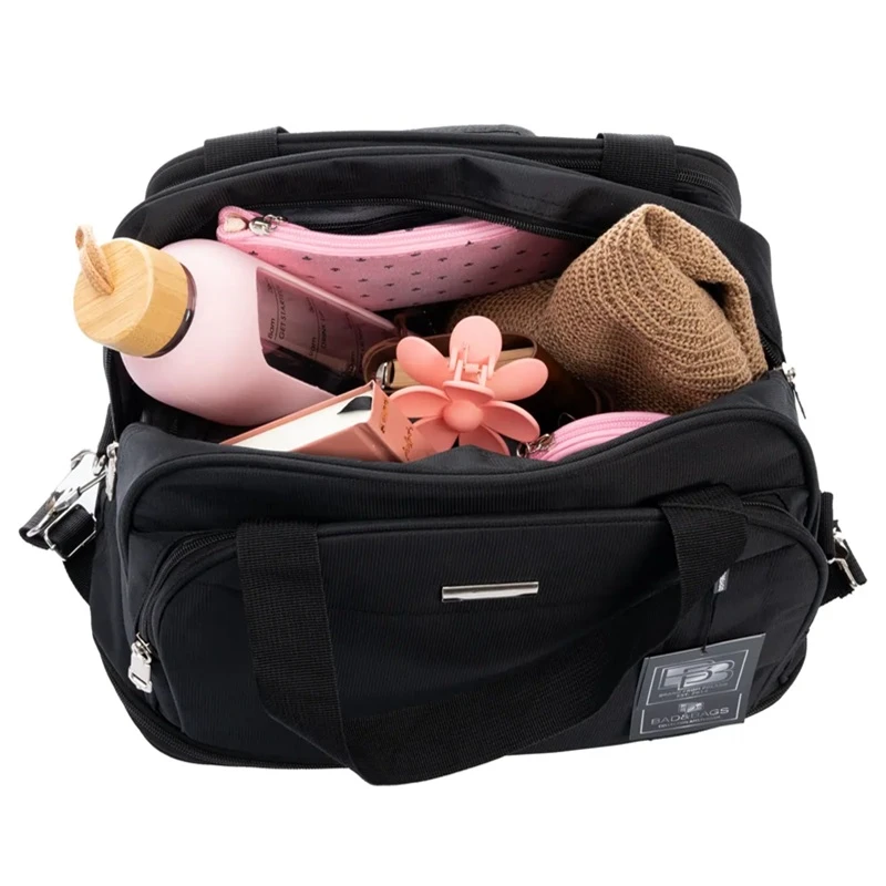 Pánská i dámská cestovní taška vhodná na dovolenou BAGS BB48 - prostorná velká přihrádka