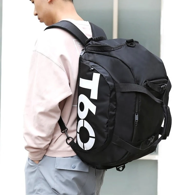 Taška a batoh 2v1 vhodný do posilovny nebo na krátké výlety T60