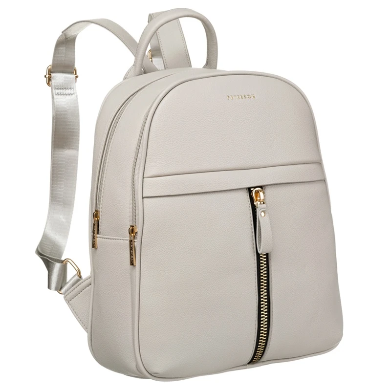 Módní stylový dámský městský batoh Peterson PT74 šedý