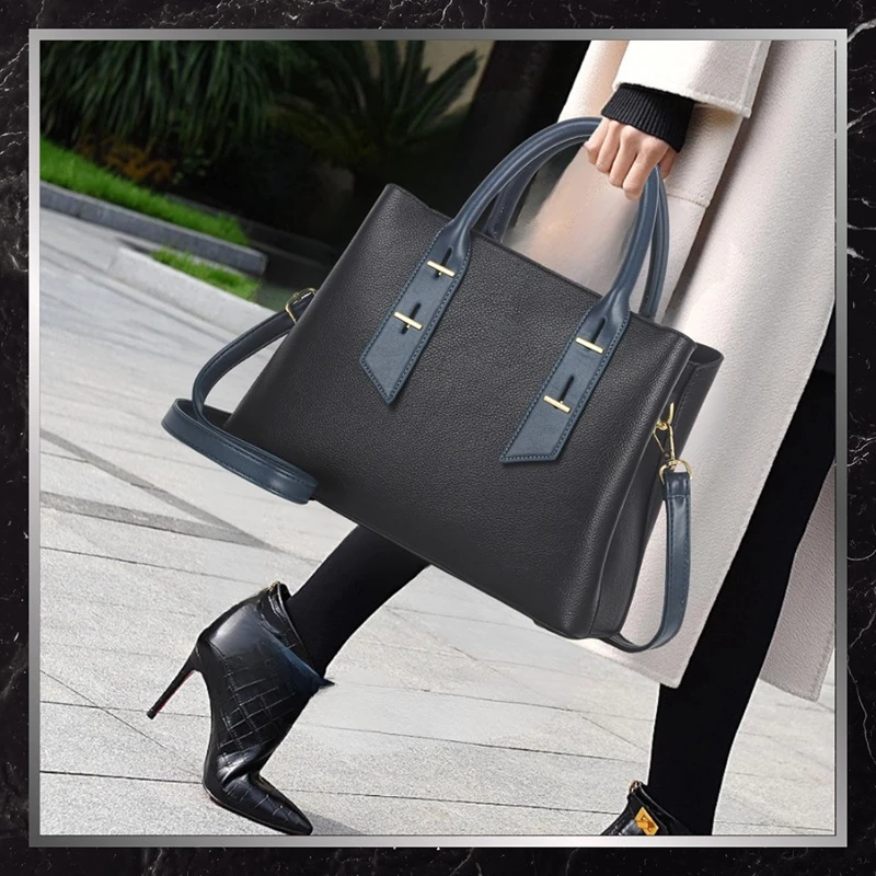 Černá dámská kabelka přes rameno do práce 