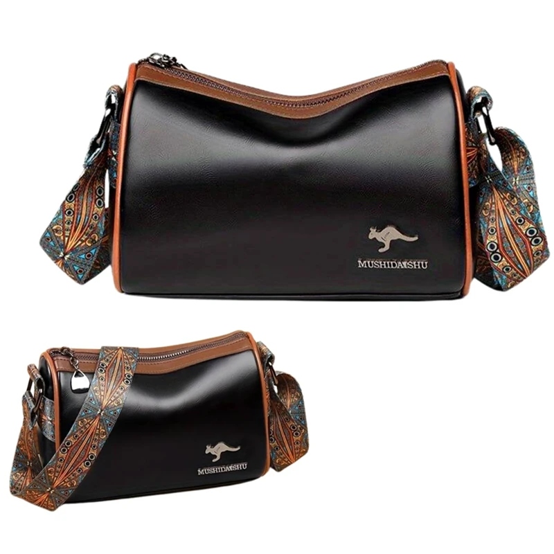 Kožená dámská kabelka s přihrádkou na telefon DK134