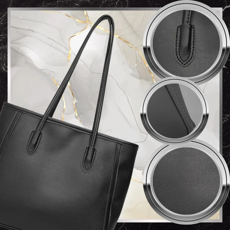Velká kožená dámská shopper kabelka do práce