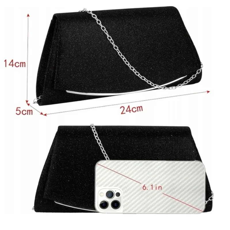 Plesové dámské černé kabelky