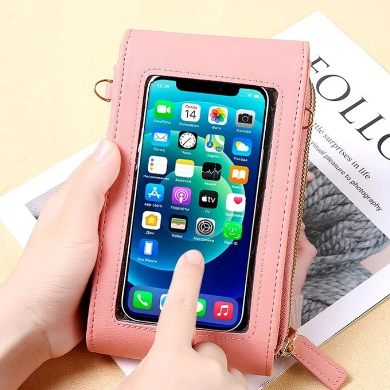 Dámská kabelka na telefon a doklady s peněženkou 