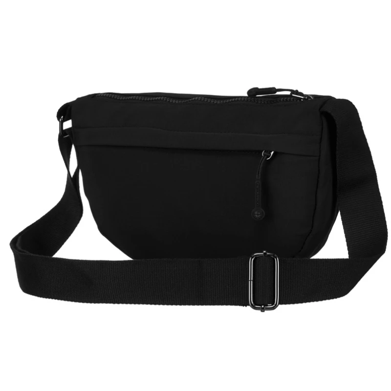 Černá crossbody ledvinka přes rameno na telefon a doklady PTN09