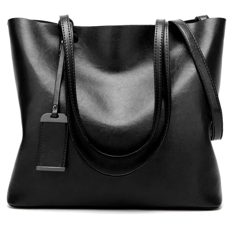 Dámská černá elegantní městská shopper kabelka Melito RO268B