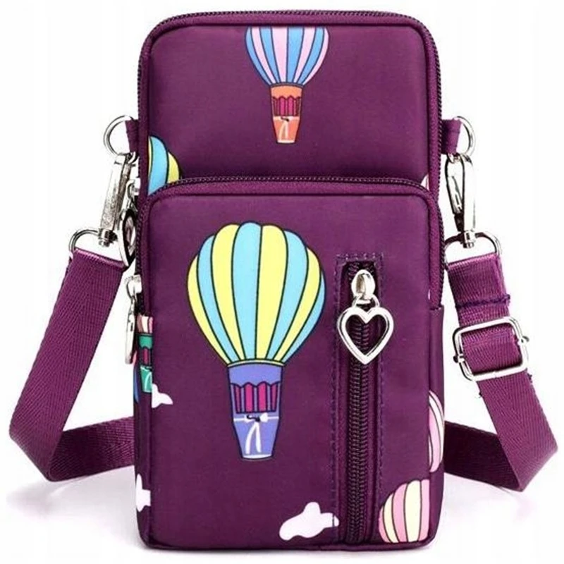 Prostorná malá dámská taštička/kabelka na telefon a doklady přes rameno