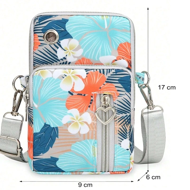 Malá dámská crossbody taštička na telefon a doklady - TROPIC