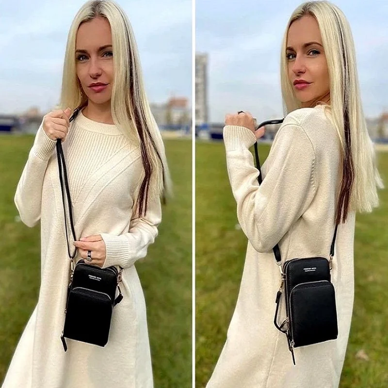 Dámská taštička na mobilní telefon a peníze přes rameno FOREVER RO98T