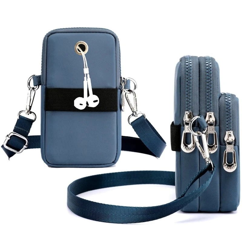 Černá dámská univerzální taštička přes rameno na telefon ROT72B