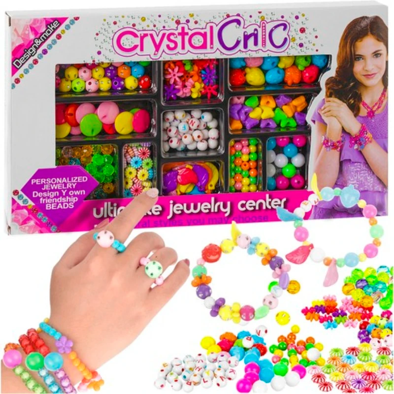 Pěkná dětská sada na výrobu dětských náramků, šperků, náhrdelníků