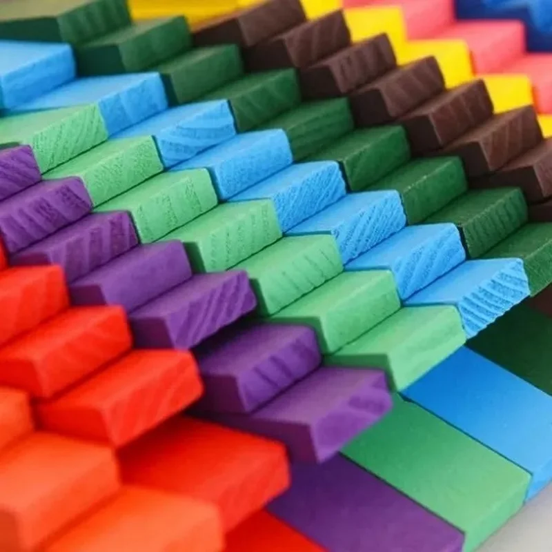Barevné domino na skládání pro děti - RO0538