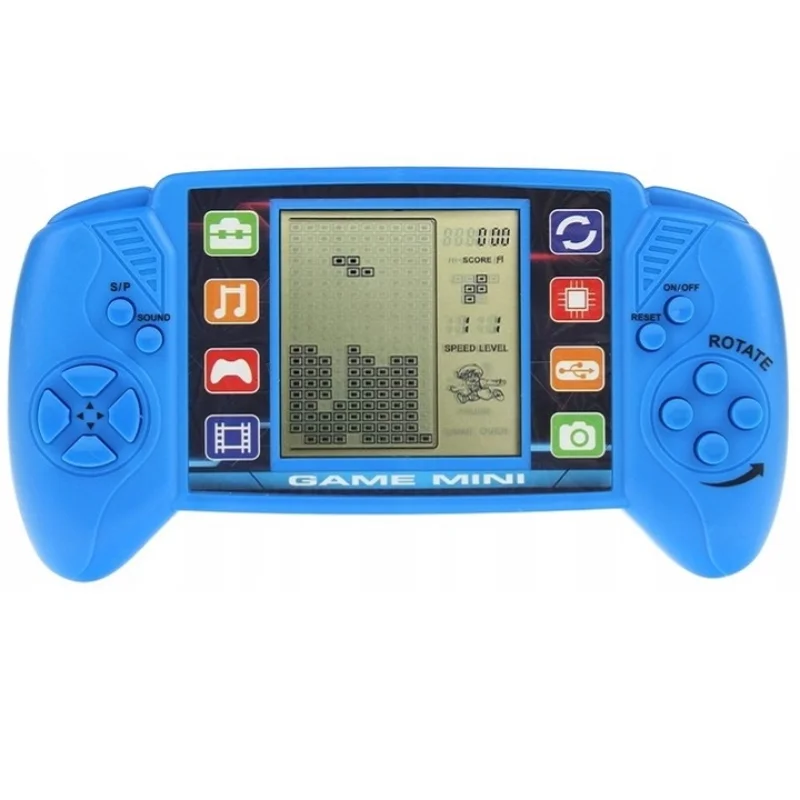 Elektronická herní konzole s retro hrami 