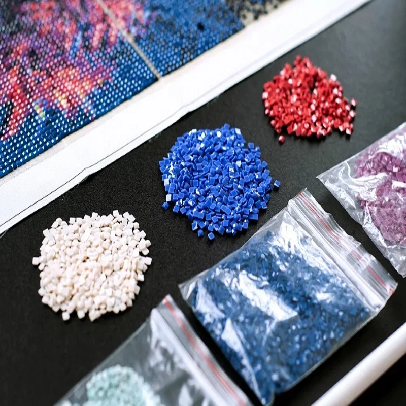 Kreativní domácí zábava - diamantová mozaika