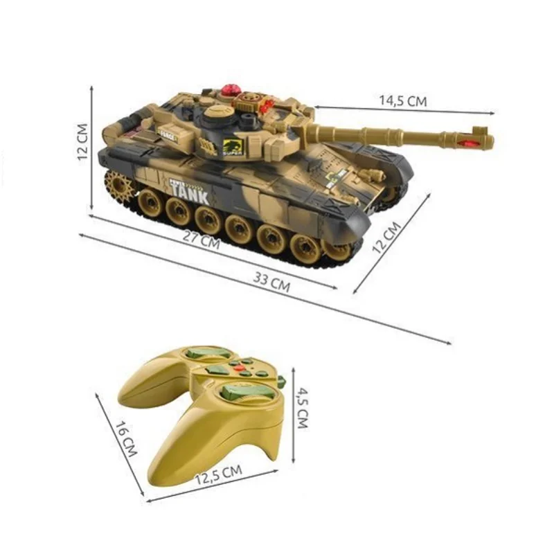 Dva bojové tanky s ovladačem pro dva hráče ISO RO9499