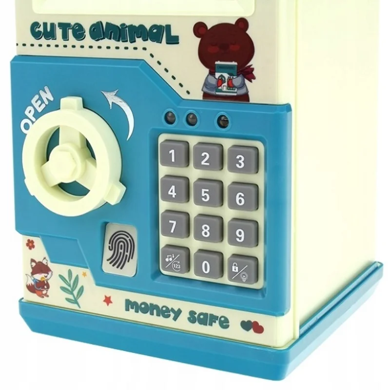 TREZOR pro děti - pokladnička PIN kód otisk prstu