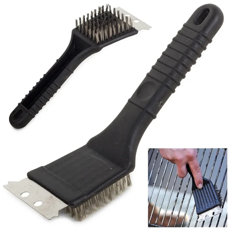 Kartáč na čistění grilu včetně škrabky - RO2561