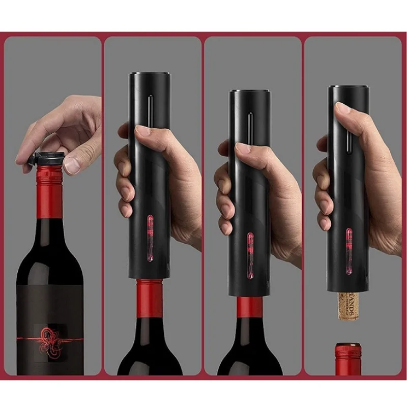 Vývrtka na láhve vína - elektrická USB LED 