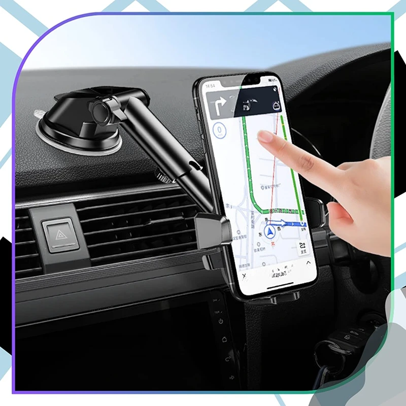 Nastavitelný držák telefonu DT48 na palubní desce automobilu s otevřenou navigací