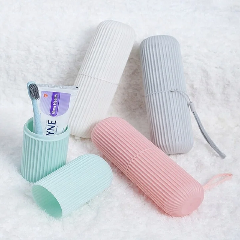 Cestovní uzavíratelné pouzdro na kartáček a pastu C60 šedé