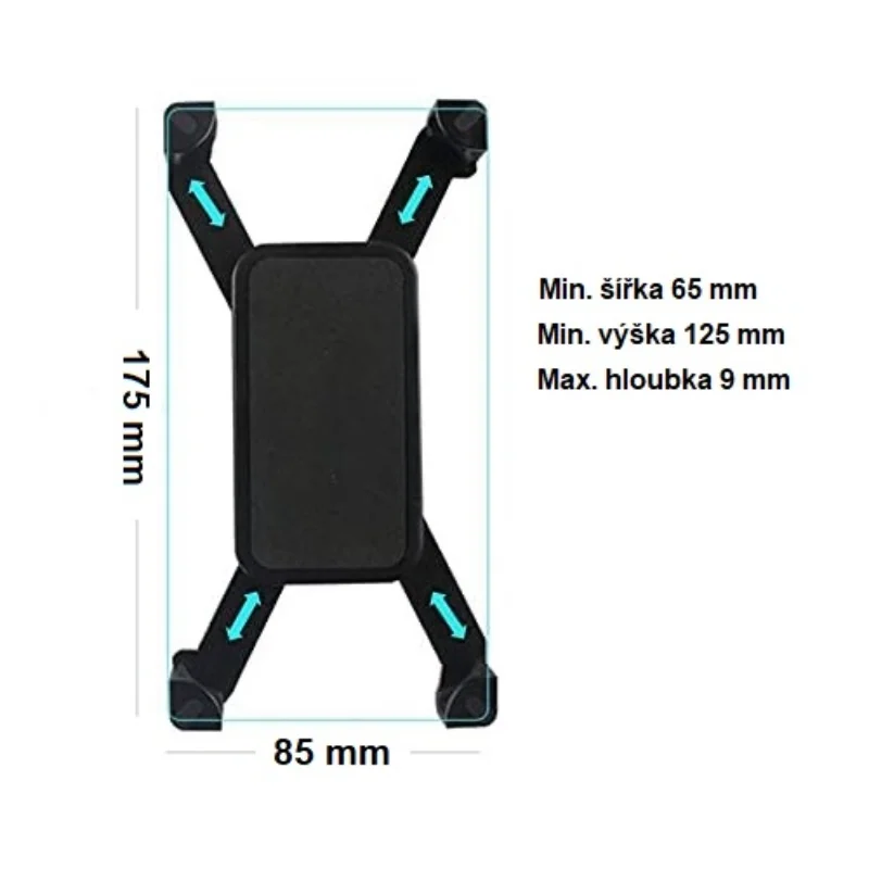 Levný držák telefonu na řídítka kola Bike RO2