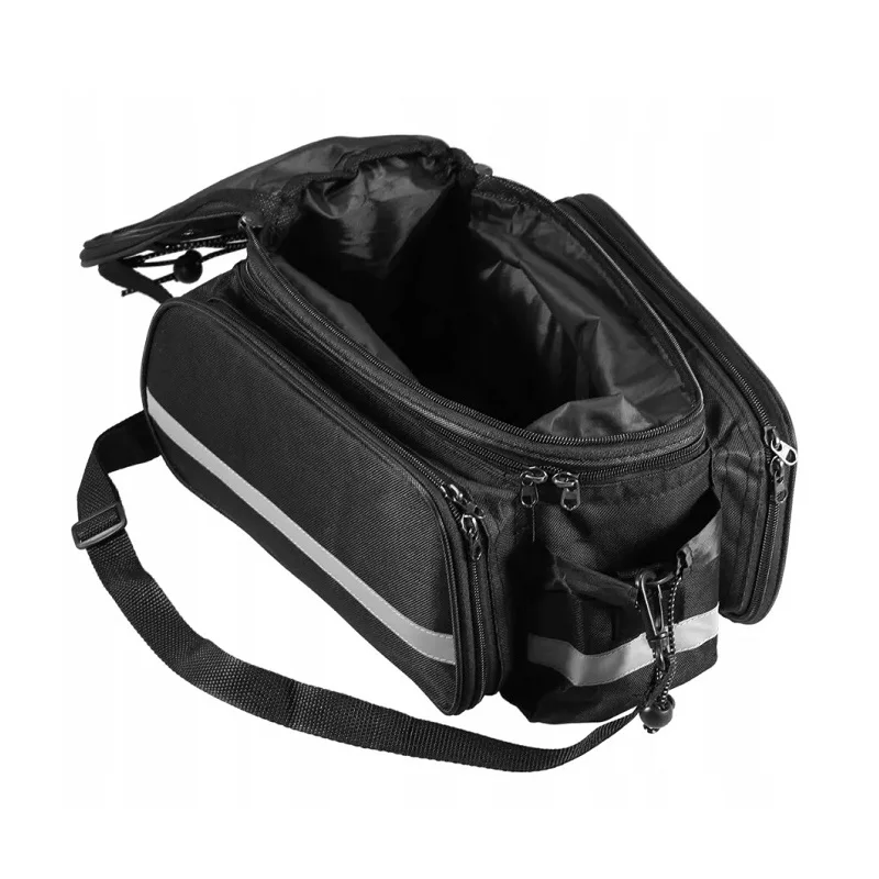 Černá cyklistická brašna na zadní nosič FOXTER RO641