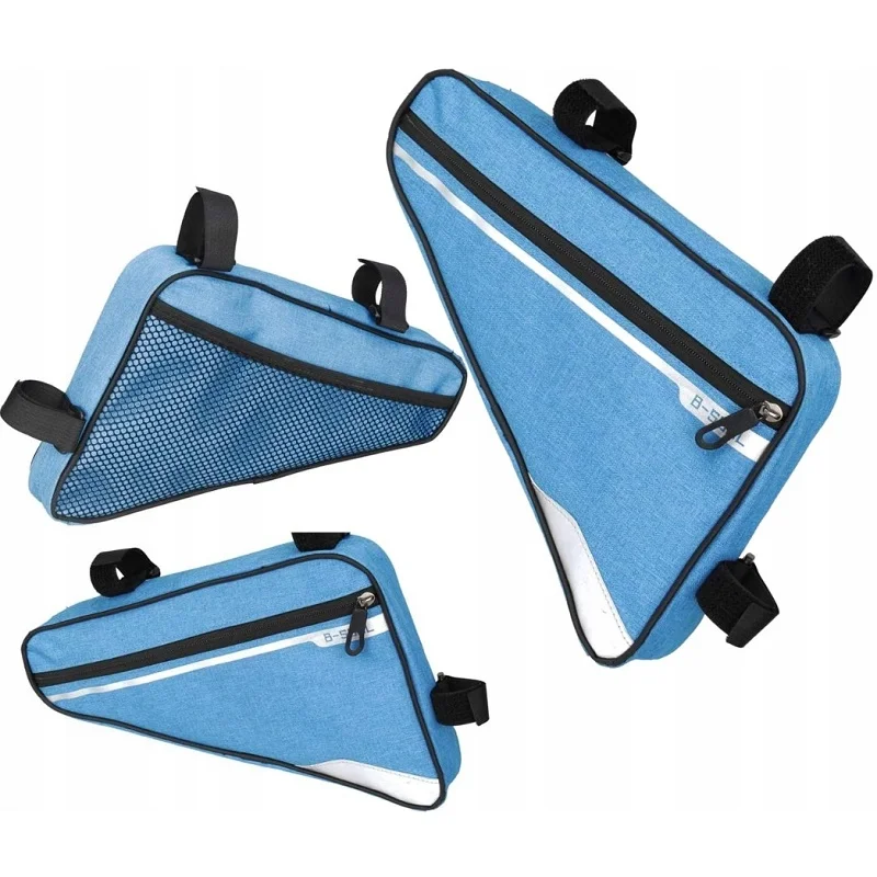 Modrá brašna do rámu kola - velká