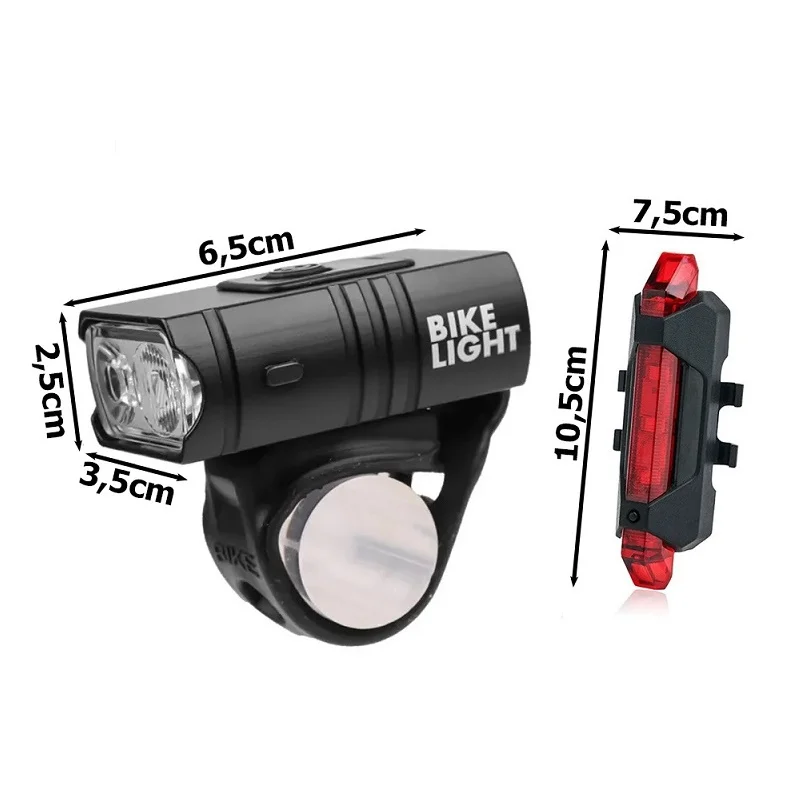 Silné LED světlo na kolo BIKE RO8V 