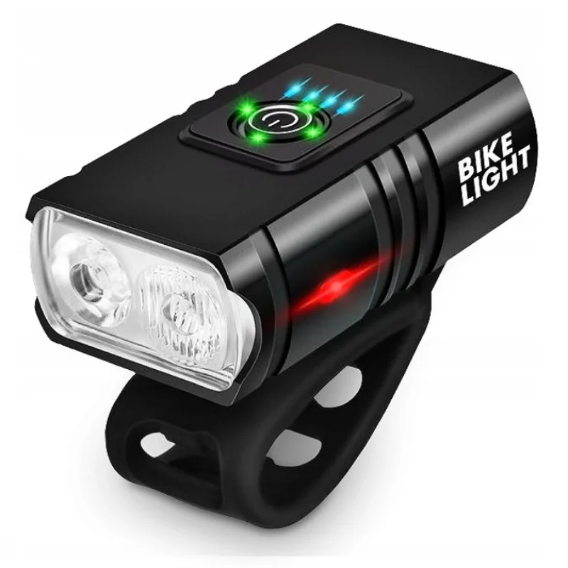 Silné LED světla na kolo s dobíjením - BIKE RO8V