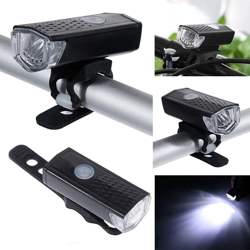 USB LED přední světlo na kolo - dobíjecí