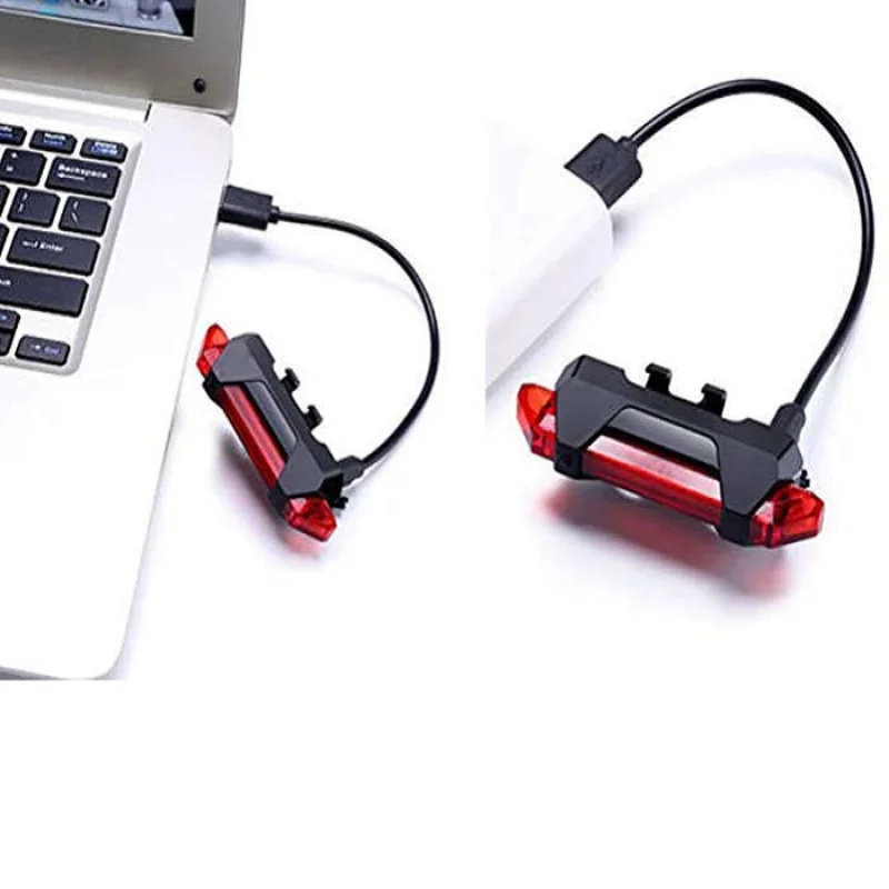 Zadní světlo na kolo s dobíjením přes USB port