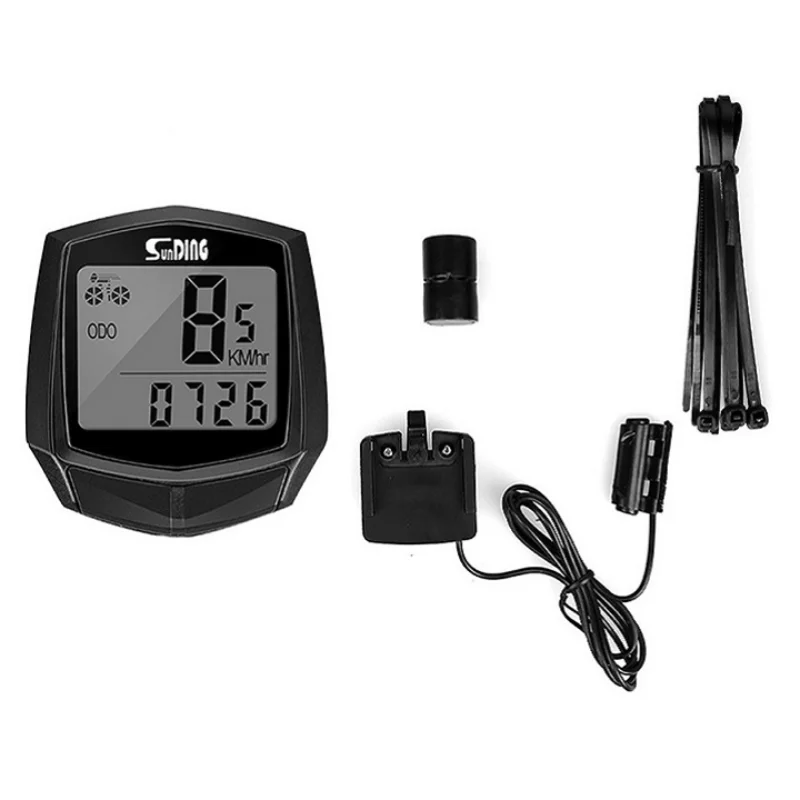 Kvalitní a levný tachometr na kolo v černém provedení - RO1439