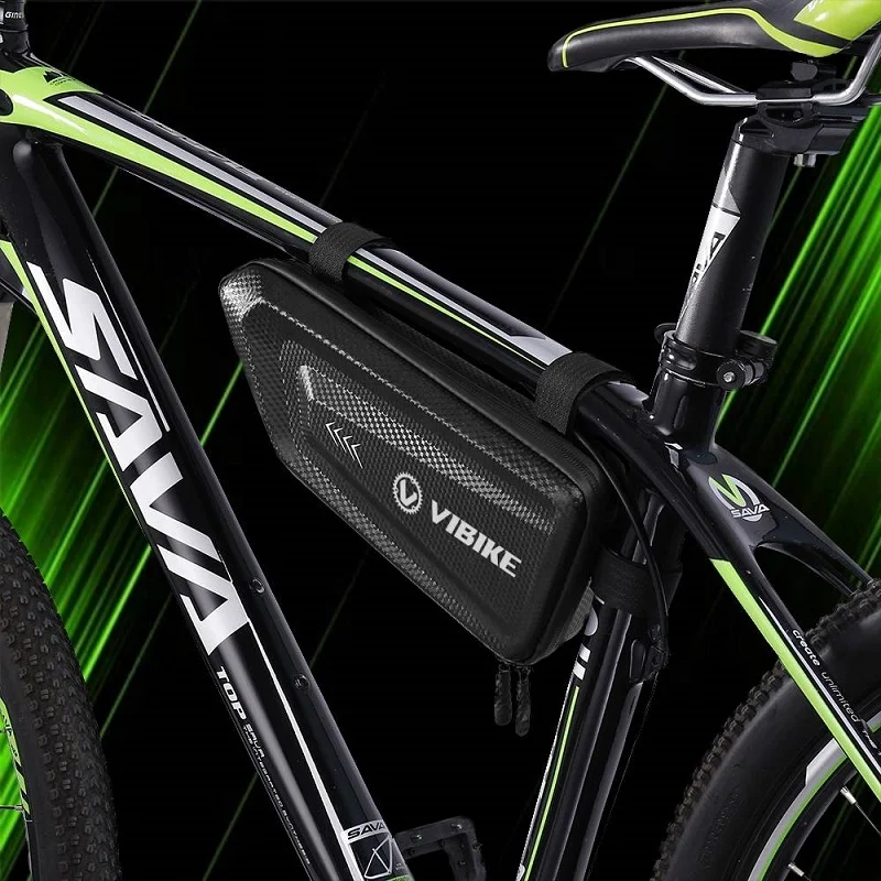 Prostorná cyklo brašna pod rám na mobil, klíče, peněženku VIBIKE VBK04