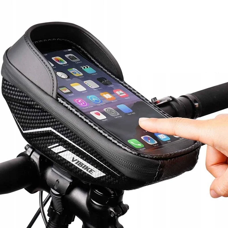 Cyklistické dotykové pouzdro telefonu na řídítka VIBIKE VBK11
