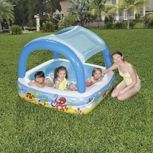 Dětský malý bazén se stříškou 