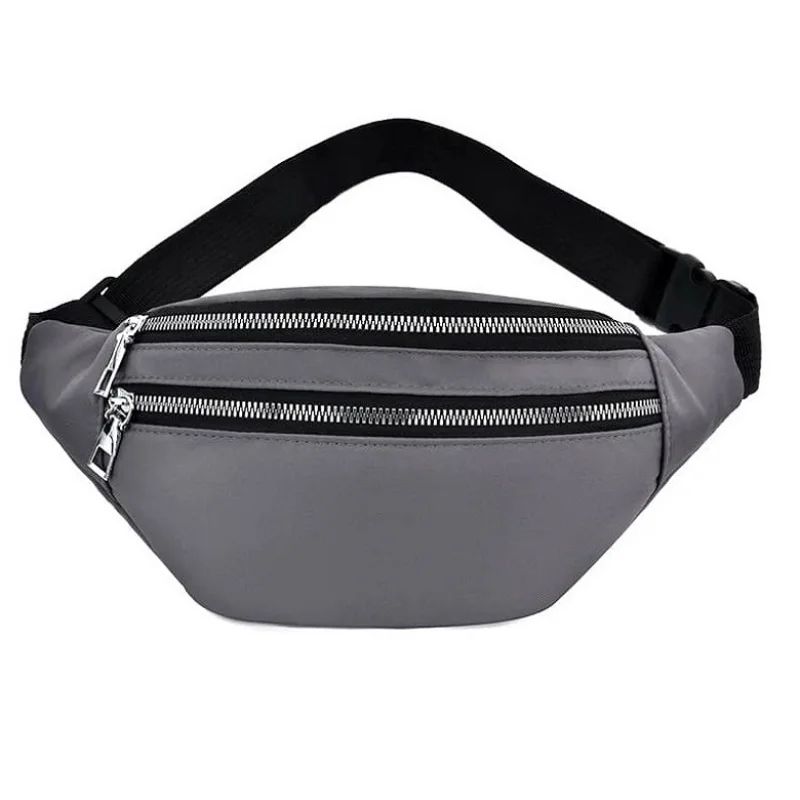 Šedá ledvinka 2x přihrádka - HIT RO1045