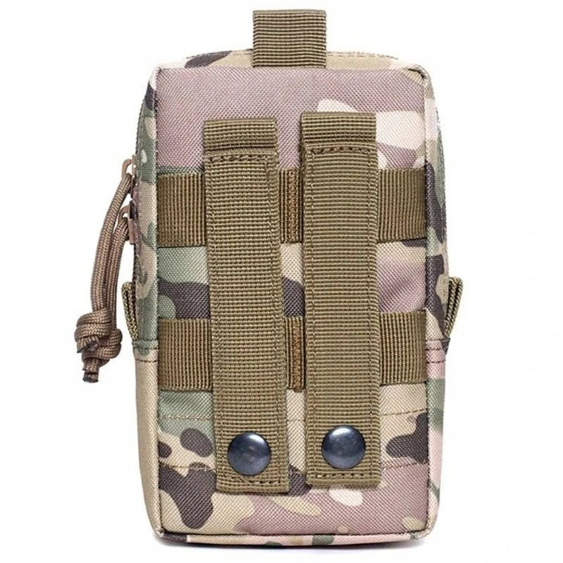 Maskáčová vojenská univerzální taštička na opasek R125 - zadní uchycení