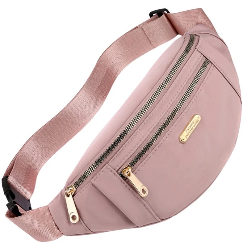 Elegantní stylová a praktická dámská ledvinka ROZA R21 růžová barva
