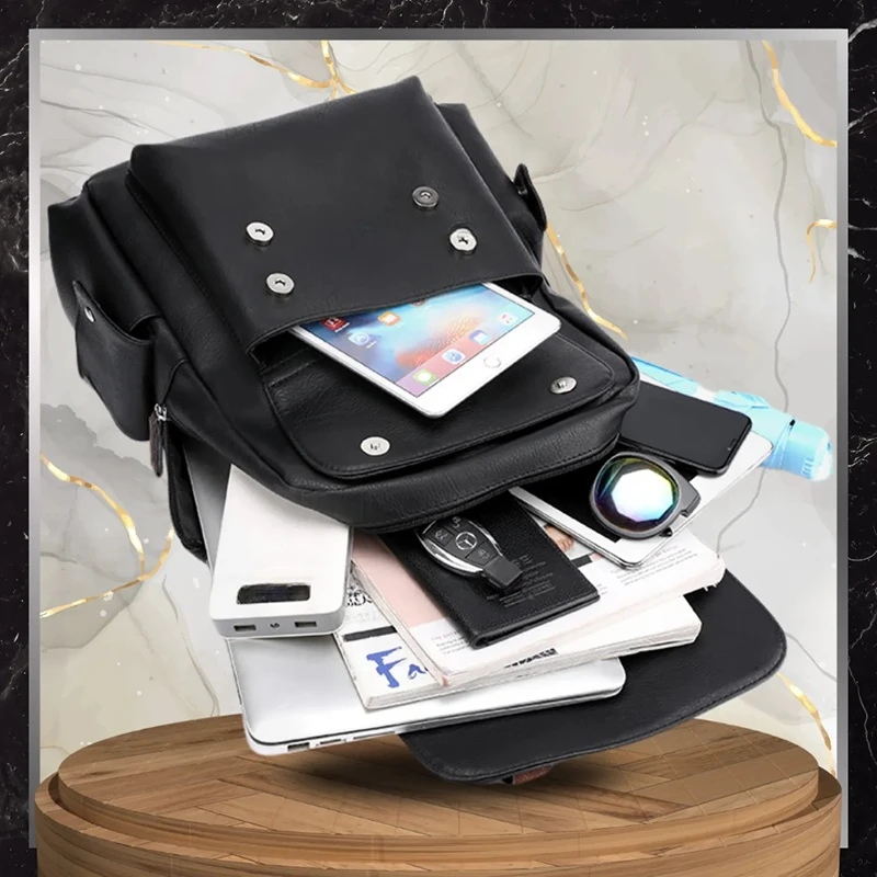 Elegantní moderní pánský batoh BB26 - přihrádky, kapsy