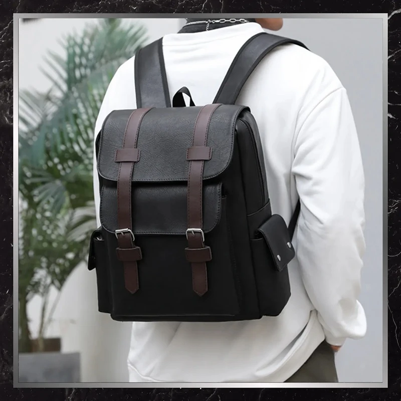 Pánský elegantní batoh z ekologické kůže BB26