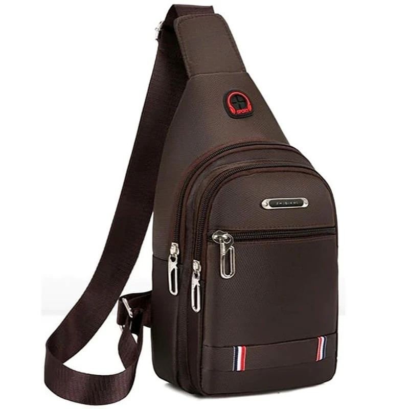 Sportovní malý cestovní batůžek přes rameno na telefon, doklady, klíče - R107H