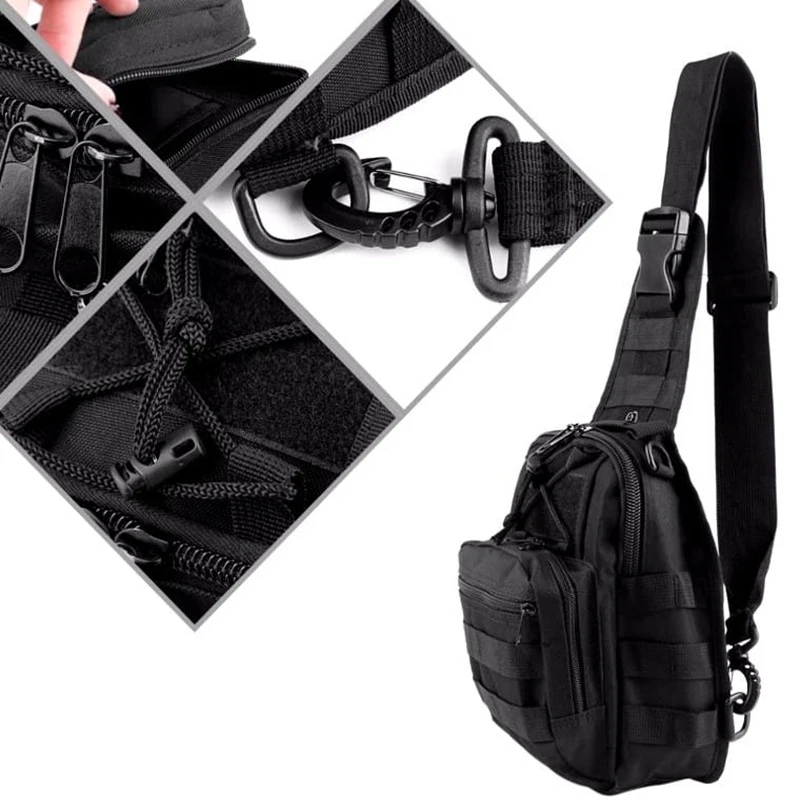 Kvalitní turistický Survival malý batoh přes rameno nebo přes zada