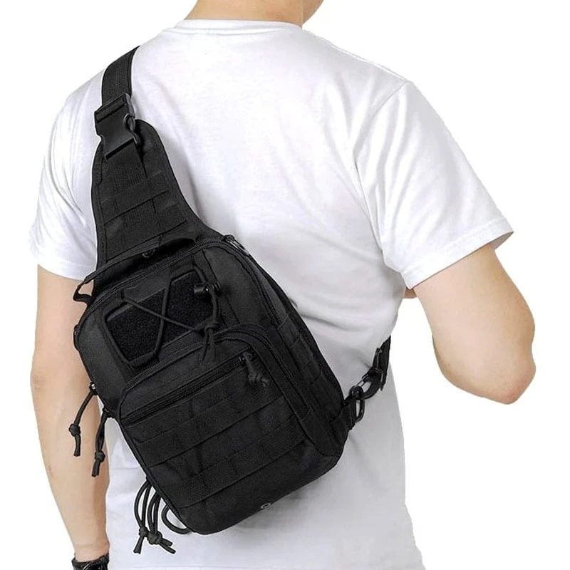 Pánský odolný malý turistický Survival batoh přes rameno 
