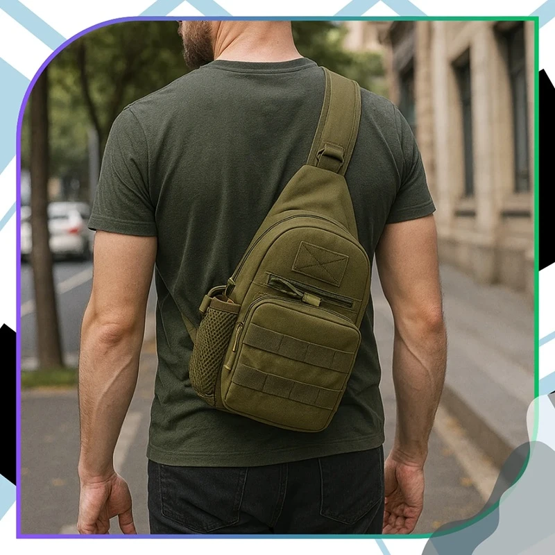 Vojenský malý taktický zelený survival batoh Surf PB01Z
