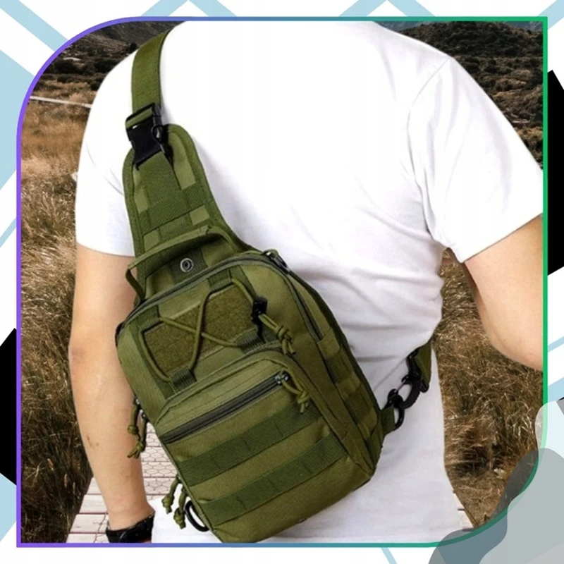 Taktický malý batoh přes záda SURF PB02Z - zelené provedení