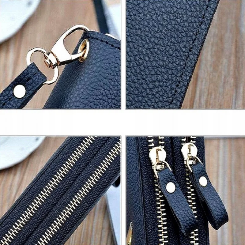 Dámská dvojití peněženka - velká a prostorná