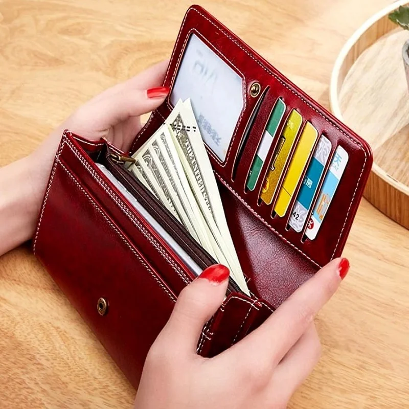 Dámská peněženka - vínově červená