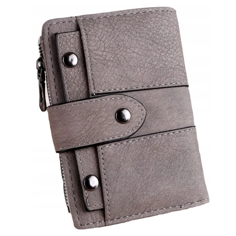 Střední dámská peněženka v šedém provedení ROC26