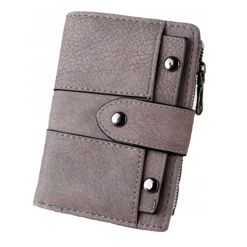 Šedá dámská střední peněženka ROC26